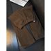 Men's Stylish Straight Leg Jeans With Rivet Details & Fleece Lining - American Retro Workwear Pants For Winter & Fall_mkmklike.com