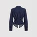 Waist-Defining Denim Jacket With Detachable Belt – Effortless Chic For Global Citizens (Versatile Blue Blazer,Seasonal Staple)_mkmklike.com