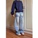 Light Blue Flared Jeans For Men Summer Trendy And Stylish Straight Leg Trousers_mkmklike.com