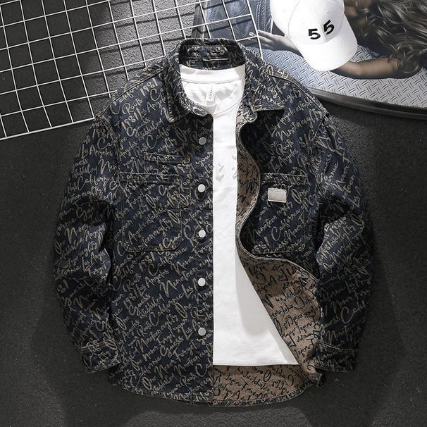 Loom European American Style Casual Loose Oversized Dim M, Spring And Autumn Vintage Stylish Plus Size Shirt Jacket For_mkmklike.com