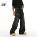 EF JEANS | 2025 New American Personality Street Wear Old Jeans Loose Versatile Wide Leg Pants_mkmklike.com