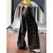 Petite Hot Girl Retro Camouflage Wide-Leg Jeans For Women, New High-Waisted Loose Slimming Straight-Leg Floor-Length_mkmklike.com