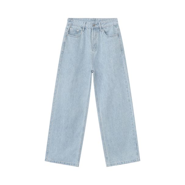 EF JEANS | 2024 New Product, Japanese Light-colored Simple Straight Loose Casual Jeans Trendy Daily Versatile_mkmklike.com