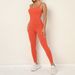 Women'sl Fashion Sexy Bodysuits Solid Color High Jumpsuit Casual Pants_mkmklike.com