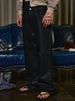 Hand-Brushed Waxed Washed Vintage Jeans - Bootcut Straight Leg Coated Denim Pants For Men & Women (Black, S-XXXL)_mkmklike.com