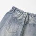 Light Blue Flared Jeans Unisex Summer Style Thin High Street Slimming Pants Cleanfit Straight Leg_mkmklike.com