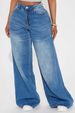 Vintage Washed Y2K Baggy Jeans For Women - High Waist Wide Leg Denim Pants, 100% Cotton Comfort Fit_mkmklike.com