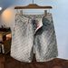 Men's Distressed Denim Shorts Vintage Washed Loose Fit Breathable Casual Streetwear for Summer Blue S-3XL_mkmklike.com
