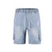 Men's Style Versatile Thin Loose Distressed Denim Shorts Summer Casual Straight Leg Mid Length Five Point Pants_mkmklike.com