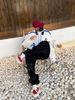 Men's Trendy Hip Hop Jeans Distressed Knife Cut Ripped Loose Wide Leg Embroidered High Street Style_mkmklike.com