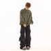 Men's Straight Leg Loose Fit Cargo Jeans Multi Pocket American High Street Style Trendy And Cool Design Long Pants_mkmklike.com