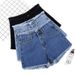 Women's Clothing Summer Denim Shorts For Women New Style Raw Edge Wide Leg Outer Wear Slim High Waist Thin A Line Hot Pants_mkmklike.com