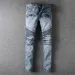 Mens Jeans For Guys Rip Slim Fit Skinny Man Pants Orange Star Patches Wearing Biker Denim Cult Stretch Motorcycle Trendy_mkmklike.com