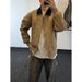 Spring And Autumn New American Trendy Brand Vintage Lapel Detroit Tooling Jacket Men's Canvas Washed Denim Jacket_mkmklike.com
