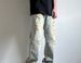 Men's Clothing style ripped jeans men's washed old retro cashew flower high street autumn new straight casual pants_mkmklike.com