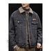 2025 Autumn And Winter New Denim Jacket Trendy Brand New Velvet Thickened Retro Loose Jacket Men's Coat_mkmklike.com