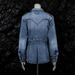 K Personalized Street Style Jacket, New Fashionable Ruffle Edge Single Breasted Lapel Three-dimensional Denim Jacket For Women_mkmklike.com