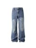 Men's Clothing 25 Autumn American Jeans Men And Women Washed High Street Straight Pants Trousers_mkmklike.com