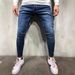 Men's Clothing New Men's Jeans Youth Casual Slim Fitting Slim Fitting Men's Jeans Trend_mkmklike.com