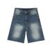 Men's Clothing 2025 Summer New Products American High Street Casual Straight Loose Denim Shorts Trend_mkmklike.com