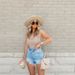 Factory Direct Sale 2025 European And American Spring Summer New Cross-Border Ripped Casual Denim Shorts High Waist_mkmklike.com