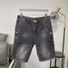Men's Clothing Men's Summer Denim Shorts Elastic Waist Straight Fit Breeches With Drawstring Thin Slim Fit Pants_mkmklike.com