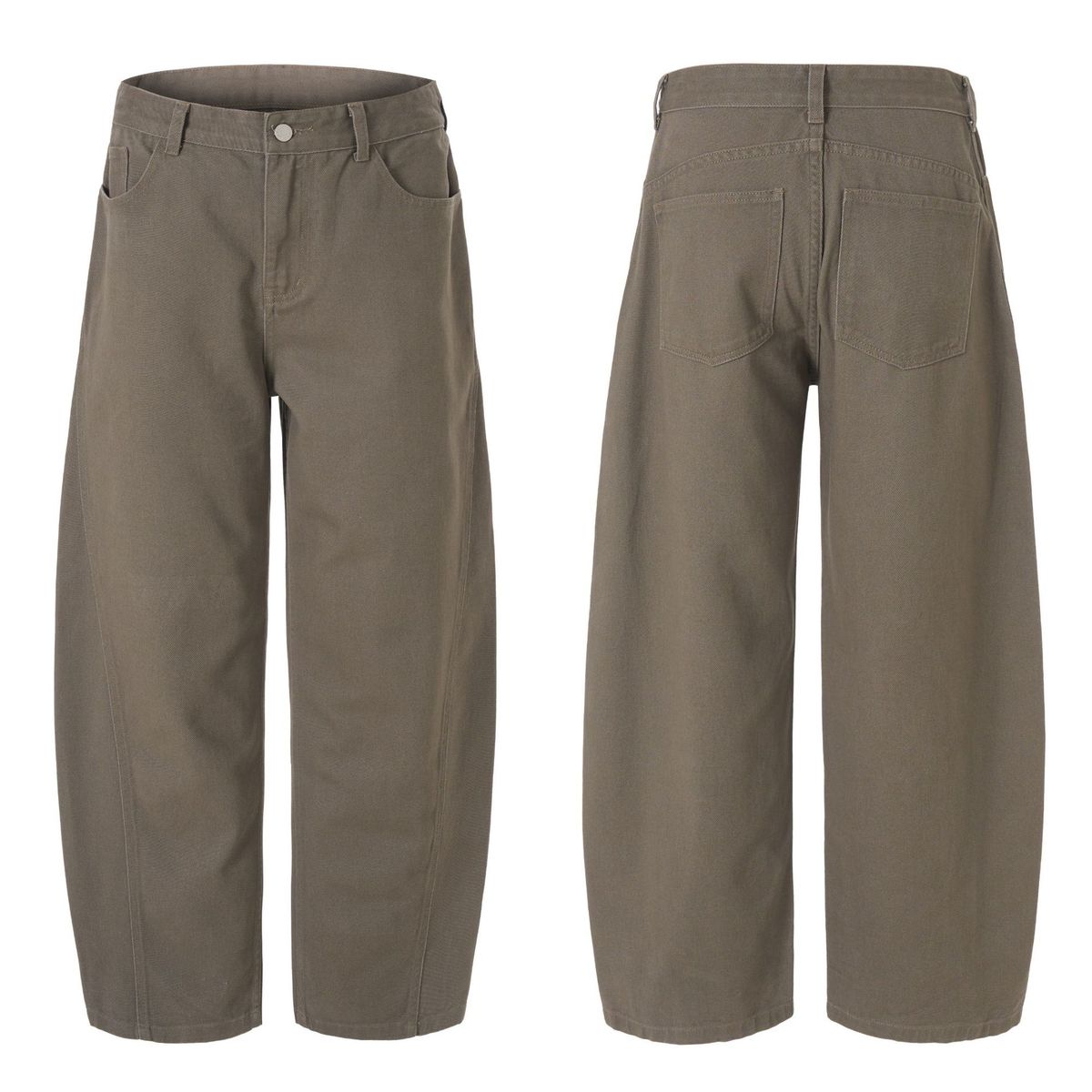 Streetwear Patchwork Jeans For Men & Women - Retro Banana Fit Distressed Denim Pants, Unisex Couple Style (S-3XL)_mkmklike.com