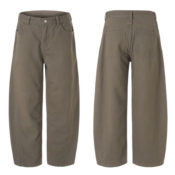 Streetwear Patchwork Jeans For Men & Women - Retro Banana Fit Distressed Denim Pants, Unisex Couple Style (S-3XL)_mkmklike.com