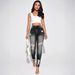 Women's High-Waisted Stretch Ripped Jeans – Slim Fit Skinny Denim Pants With Distressed Details, Comfortable & Trendy Casual Trousers_mkmklike.com