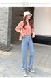 Cross-border Personalized Straight-leg Trousers Women, New Spring And Autumn Fashion, Heart-patterned Floor-length_mkmklike.com