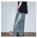 Vintage Washed Striped Patchwork Denim Jeans – Relaxed Straight-Leg Distressed Pants With Contrast Panels (S-3XL, Mid-Rise, Light Stretch, Unisex)_mkmklike.com