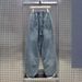 Men's Casual Streetwear Cotton Straight Leg Jeans - Relaxed Fit, Mid Rise, Comfortable & Stylish For Everyday Wear_mkmklike.com