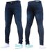 Men's Clothing Popular Men's Tight Fitting Popular Solid Color Denim Pencil Pants 1083_mkmklike.com