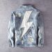 Beggar Distressed Men's Printed New Autumn Winter Denim Trendy Clothing Retro Personality Street Embroidered Jacket_mkmklike.com