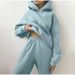 Women's Clothing casual fashion thickened long-sleeved sweatshirt and trousers two-piece suit_mkmklike.com