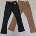 Inspired Workwear Jeans – Stretch Flared Cargo Pants With Zip Detailing (S-XL, 80% Cotton, Black/Brown)_mkmklike.com