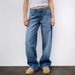 Women's Clothing Washed Retro Straight High Waist Wide Leg Loose Drape Versatile Jeans_mkmklike.com