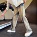 Men's Streetwear Straight Leg Jeans - Heavyweight Washed Denim Pants With Vintage Look (Yellowish Blue, S-Xxxl)_mkmklike.com