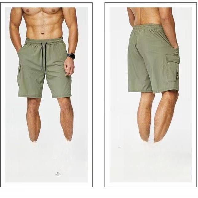 Men's Clothing Casual Workwear Sports Shorts Men's Thin Quick-Drying Running Training Fitness Loose Shorts_mkmklike.com