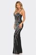 New European And American Sexy And Fashionable Sleeveless Rhinestone Camisole Backless Slim Fit Dress Party Dress_mkmklike.com