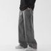 Men's Clothing Straight Jeans Spring And Summer Thin High Street Loose Wide Leg Pants Men's Long Pants_mkmklike.com