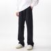 Men's Black Flared Jeans Wide Leg Loose Casual Cleanfit Archer0603 American Style Flared Pants_mkmklike.com