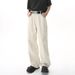 Men's Clothing Straight Loose Simple Mid High Waist Jeans_mkmklike.com
