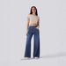 2025 New European And American High-Waisted Loose Zipper Wide-Leg Pants Slim-Fit Slimming Women's Denim Trousers_mkmklike.com