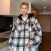 British Style Hooded Jacket Men, Autumn Plus Size, Loose Casual Chic Workwear Coat For Big And Tall Men_mkmklike.com