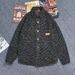 American Jacquard Denim Jacket, Men's New Trendy Top, Spring And Autumn Loose Casual Clothes_mkmklike.com