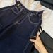 Men's American Retro Dark Blue Wide Leg Denim Shorts Loose Fit High Street Style Versatile Straight Leg Five Point Pants New Summer_mkmklike.com