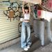 In-stock American Retro Low-waist Loose Wide-leg Pants, Versatile Floor-length Straight Jeans Women, Available For_mkmklike.com