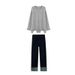 Chicco Winter Gentle Outfit For Women New Design Sense Lazy Style Knitted Sweater And Jeans Two-Piece Set Trendy_mkmklike.com