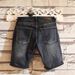 Men's Slim Fit Stretch Denim Shorts Vintage Blue Washed Casual 5 Inch Inseam Summer Comfortable Elastic Waistband_mkmklike.com